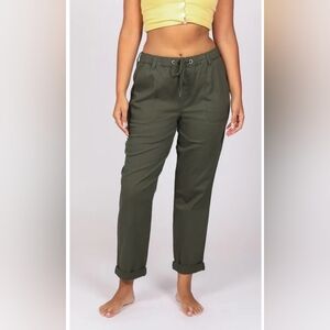 Sound/Style Green Cargo Jogger Pants Size Large